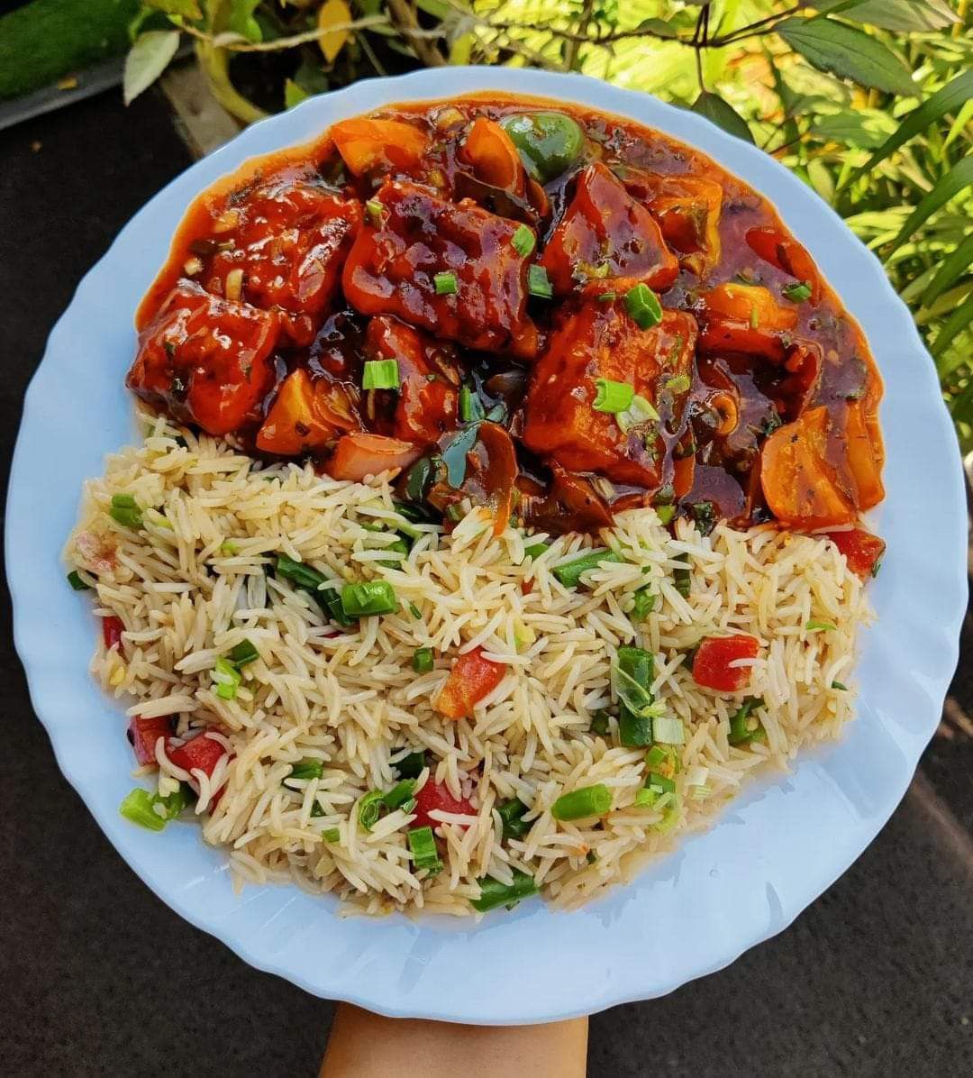 Fried Rice & Chilli Chicken
